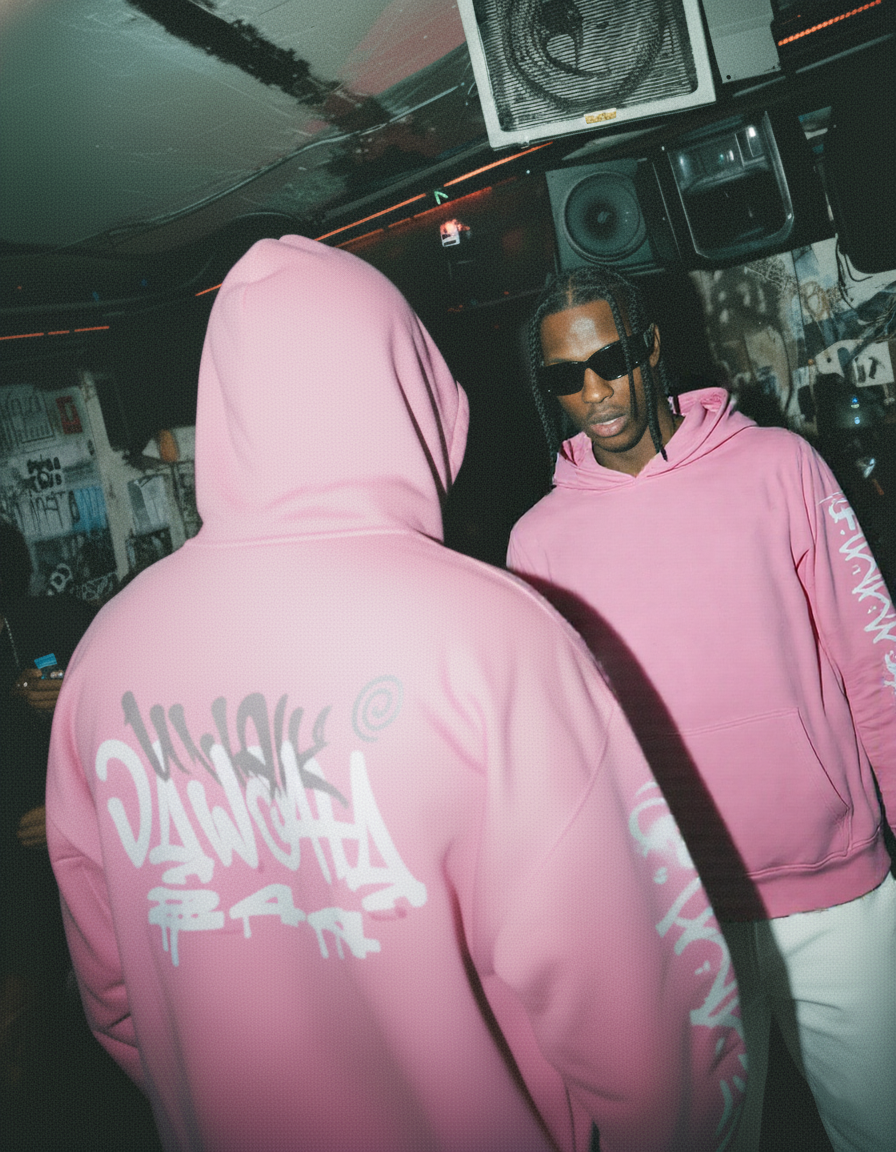 Pink dawsha's hoodie
